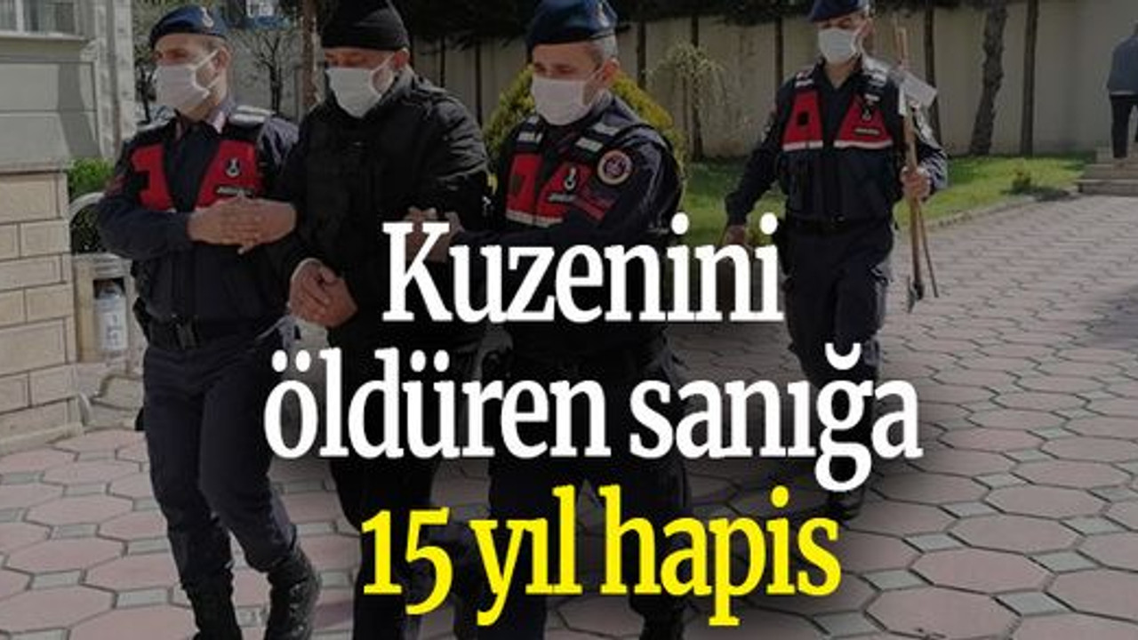 Kuzenini öldüren sanığa 15 yıl hapis